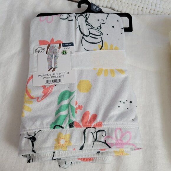 NEW 3X Briefly Stated Pajama Sleep Pants w/pockets plus flannel Winnie the Pooh - Picture 1 of 6